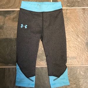 Under Armour Girls Capri Leggings Size 6